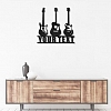 Custom Guitar Metal Wall Art With Led Lights MWA023