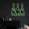 Custom Guitar Metal Wall Art With Led Lights MWA023