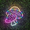 Rainbow Color Mushroom  Neon Sign NS036