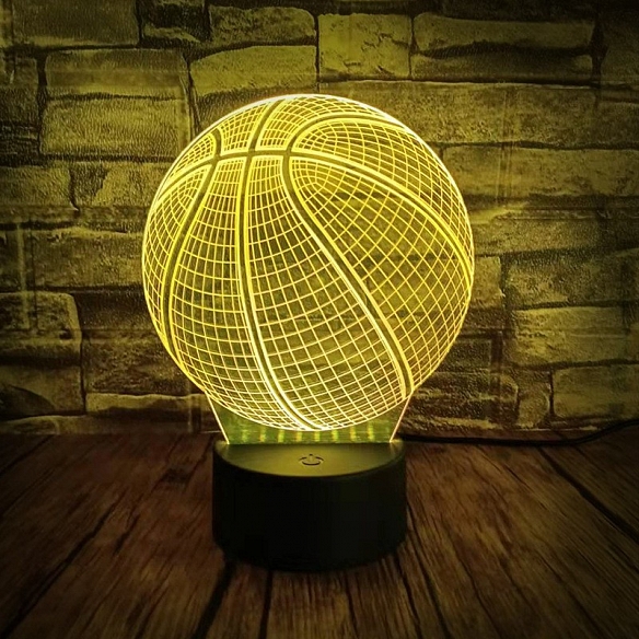 3D Illusion Basketball 3D Neon Led  Night Lamp NL004
