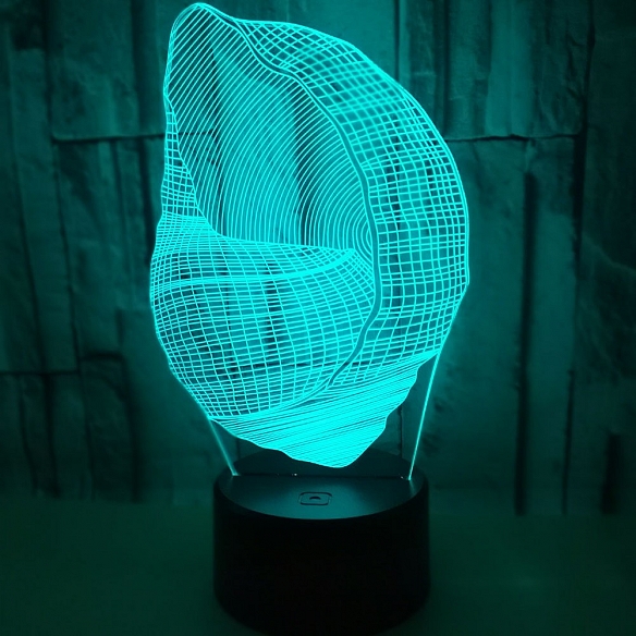 Sea Snail 3D Neon Led Night Lamp NL016