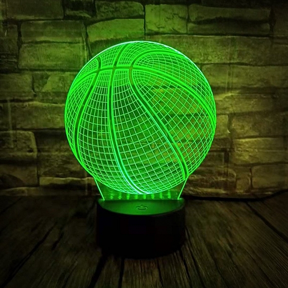 3D Illusion Basketball 3D Neon Led  Night Lamp NL004