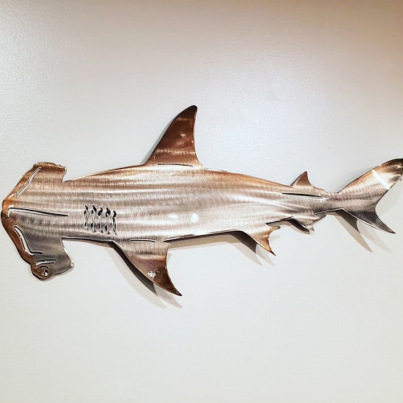 Hammerhead Shark Metal Art MWA041
