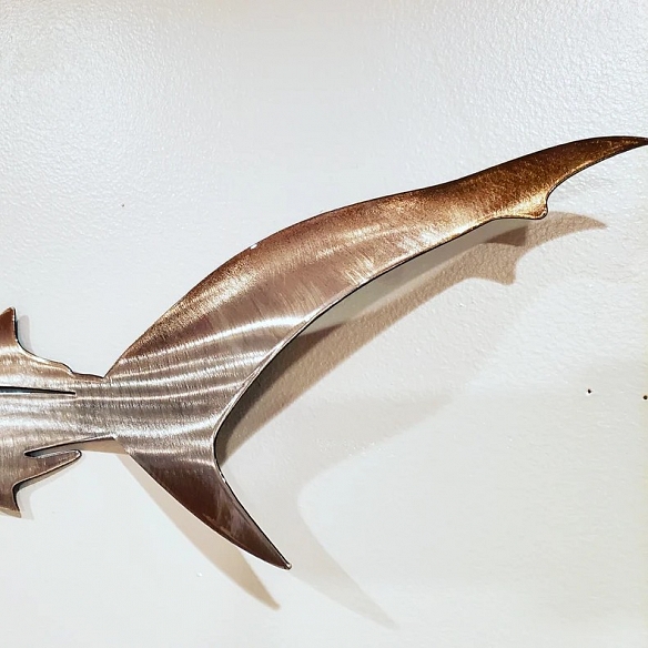 Hammerhead Shark Metal Art MWA041