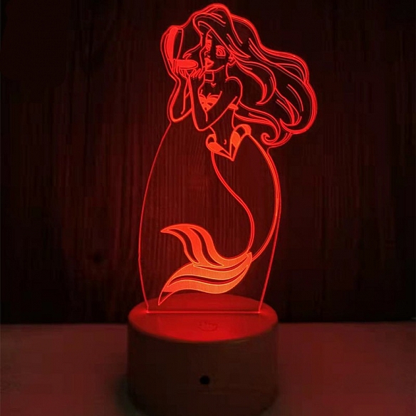 The Little Mermaid 3D Neon Led Night Lamp NL002
