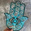 Hamsa Hand Third Eye Art Metal Wall Art MWA043