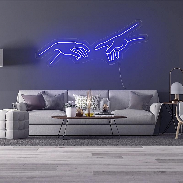 Touching Finger Neon Sign NS011