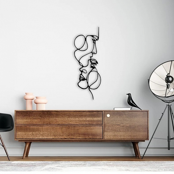 Line Abstract Art Metal Wall Art MWA042