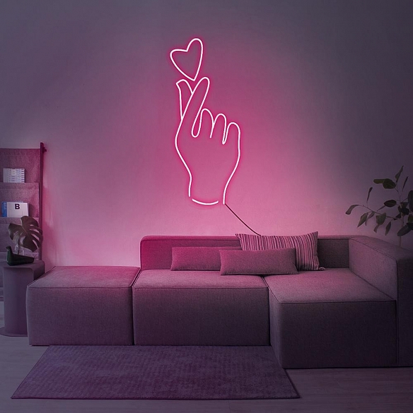 Love Finger Neon Sign NS012