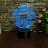 3D Illusion Football Neon Led Night Lamp NL009