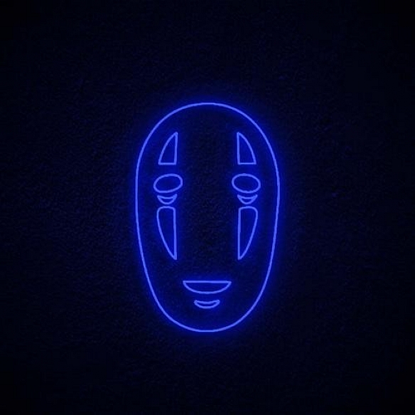 No Face Neon Sign NS033