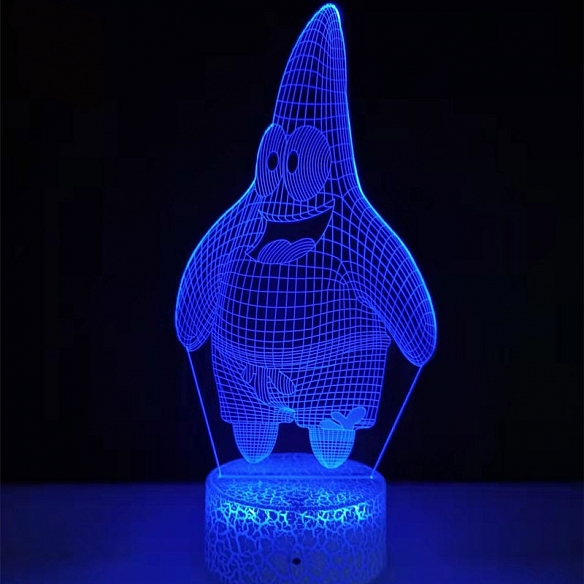 Patrick Star 3D Neon Led Night Lamp NL003