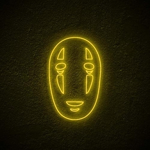 No Face Neon Sign NS033