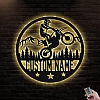 Custom Biker Metal Wall Art With Led Lights MWA028