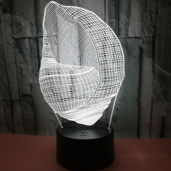 Sea Snail 3D Neon Led Night Lamp NL016