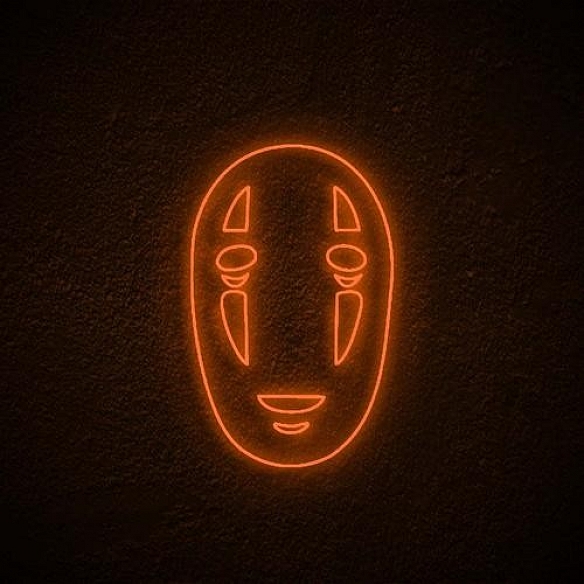 No Face Neon Sign NS033