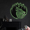 Wolf Metal Wall Art With LED Lights MWA033