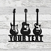 Custom Guitar Metal Wall Art With Led Lights MWA023