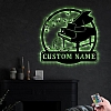 Custom Piano Monogram Metal Wall Art With Led Lights MWA020