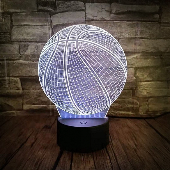 3D Illusion Basketball 3D Neon Led  Night Lamp NL004