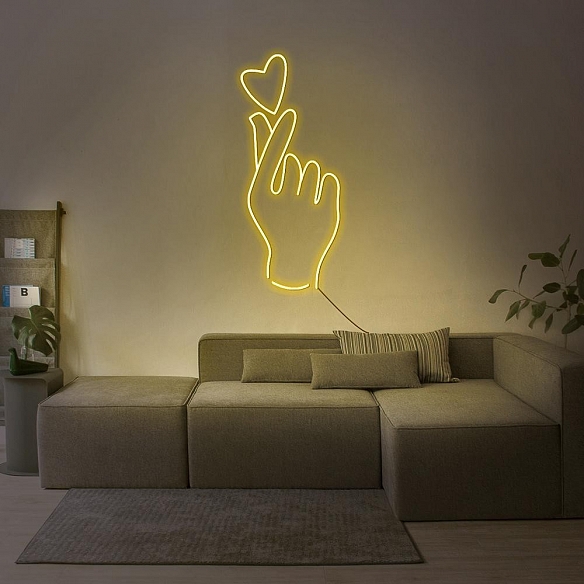 Love Finger Neon Sign NS012