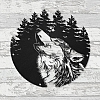 Wolf Metal Wall Art With LED Lights MWA033