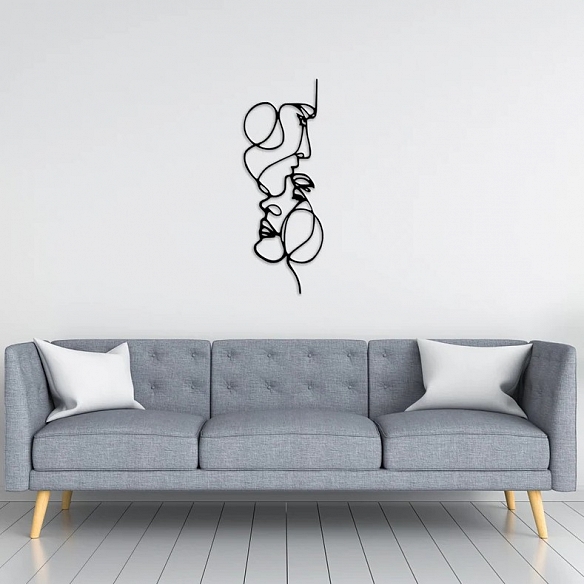 Line Abstract Art Metal Wall Art MWA042
