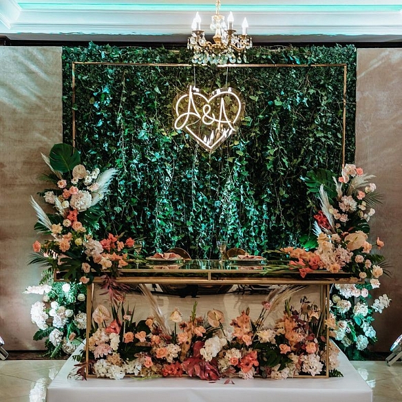 Wedding neon sign - Custom LED Neon Initials sign, Neon sign wedding, Neon sign light, Wedding Monogram Neon Sign NS042