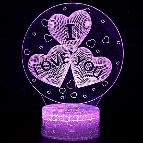 I Love You 3D Neon Led Night Lamp NL014