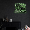 Custom US Quad Dirt Bike Metal Wall Art With Led Lights MWA021