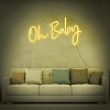 Oh Baby Neon Sign NS022