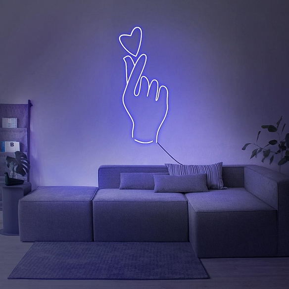 Love Finger Neon Sign NS012