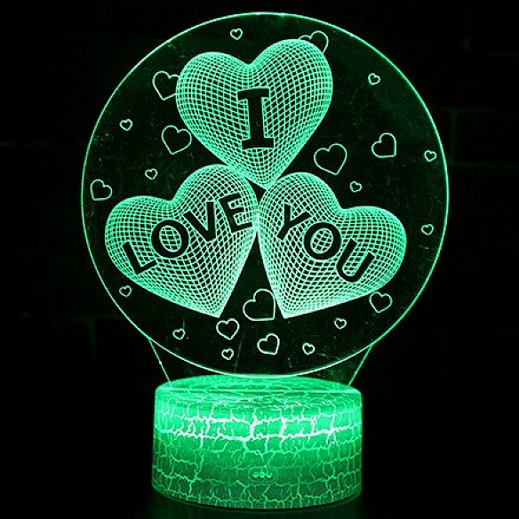 I Love You 3D Neon Led Night Lamp NL014