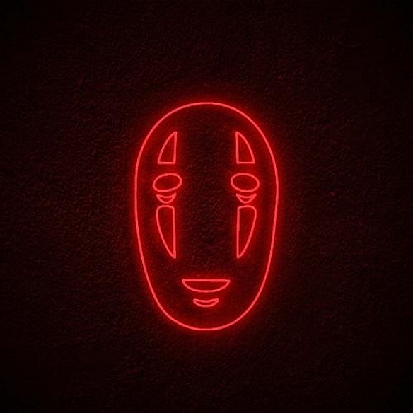 No Face Neon Sign NS033