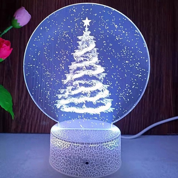 Christmas Tree 3D Neon Led Night Lamp NL010