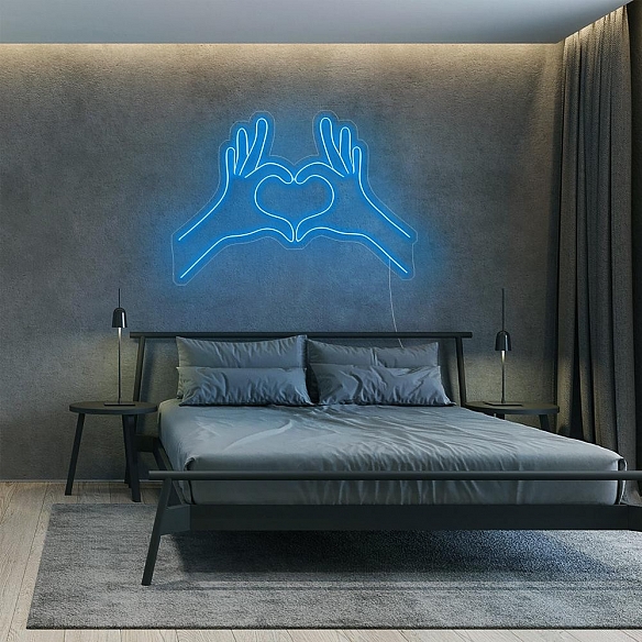 Heart Hand Neon Sign NS014