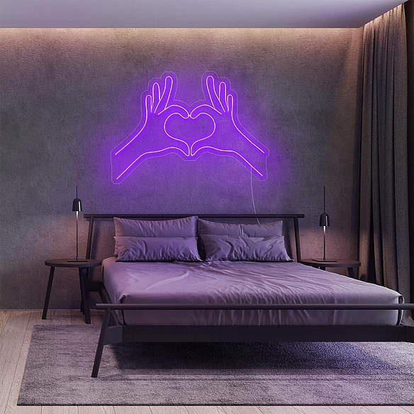 Heart Hand Neon Sign NS014