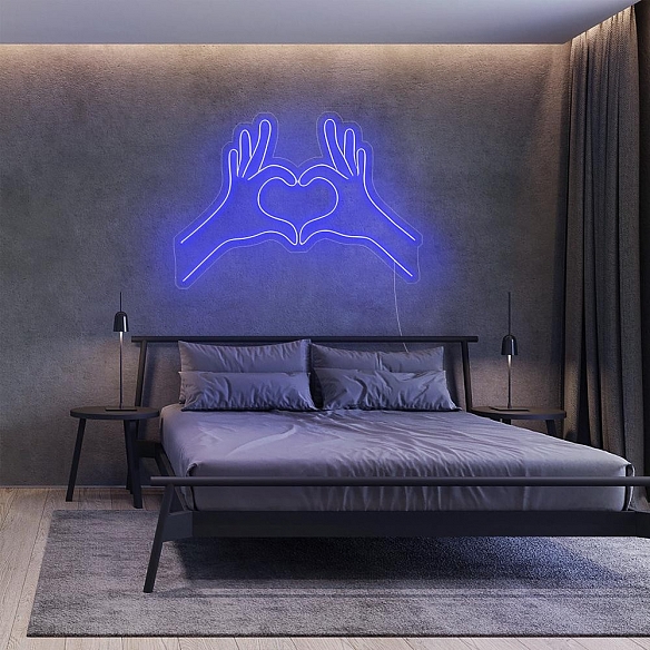 Heart Hand Neon Sign NS014