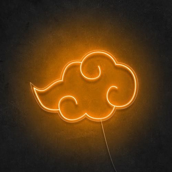 'Akatsuki Cloud' Neon Sign NS032