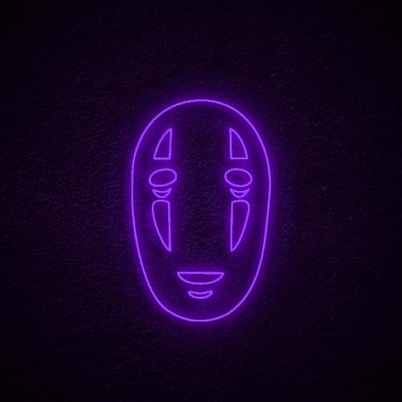 No Face Neon Sign NS033