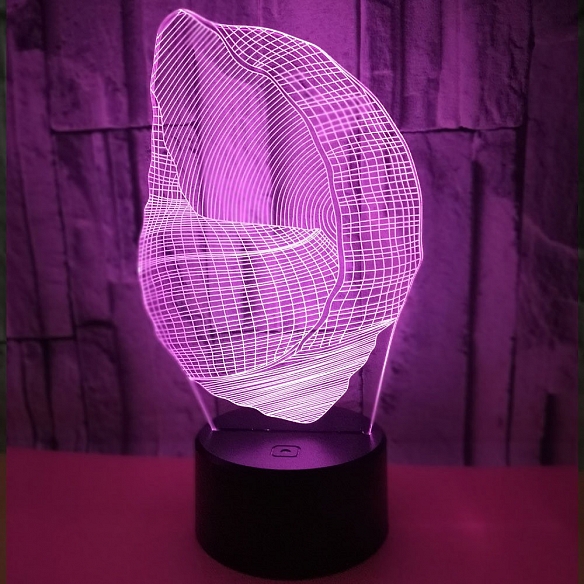 Sea Snail 3D Neon Led Night Lamp NL016