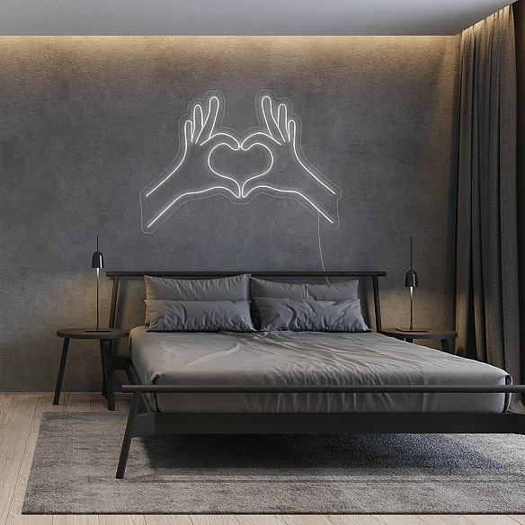 Heart Hand Neon Sign NS014
