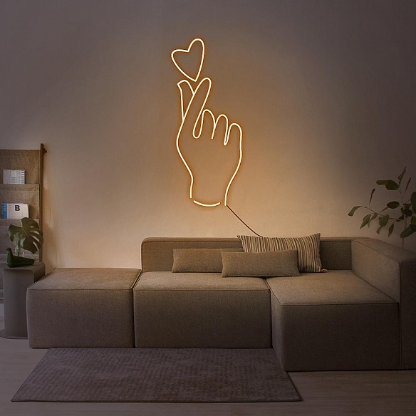 Love Finger Neon Sign NS012