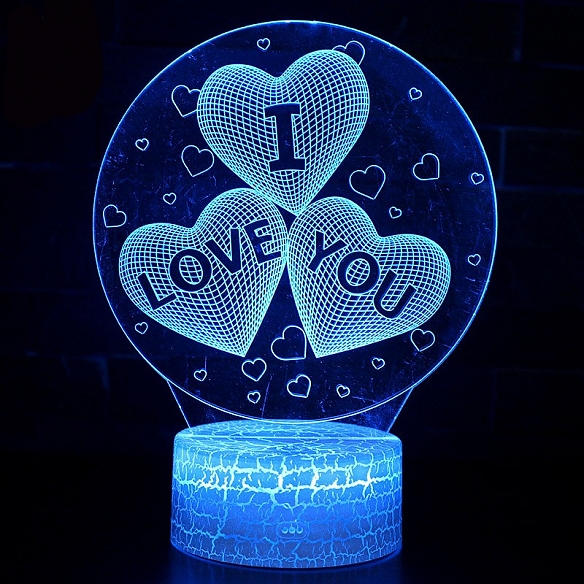 I Love You 3D Neon Led Night Lamp NL014