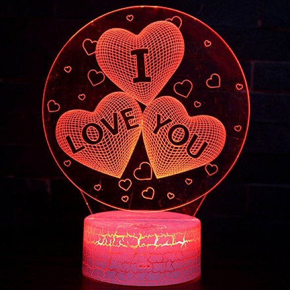 I Love You 3D Neon Led Night Lamp NL014