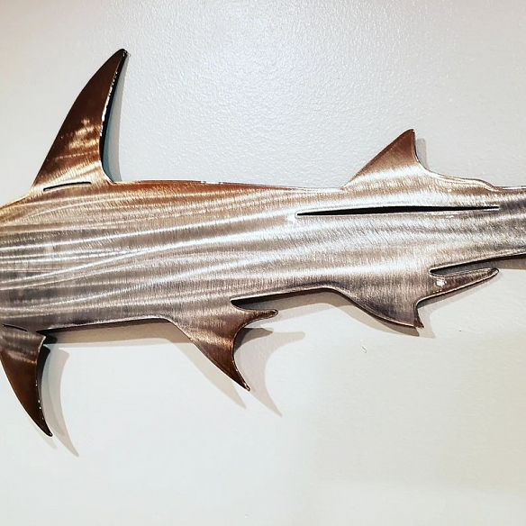 Hammerhead Shark Metal Art MWA041