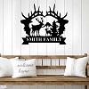Deer Sign Personalized Metal Wall Art MWA026