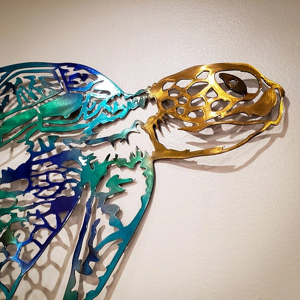 Vibrant Metal Sea Turtle Art Metal Wall Art MWA037