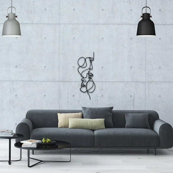 Line Abstract Art Metal Wall Art MWA042