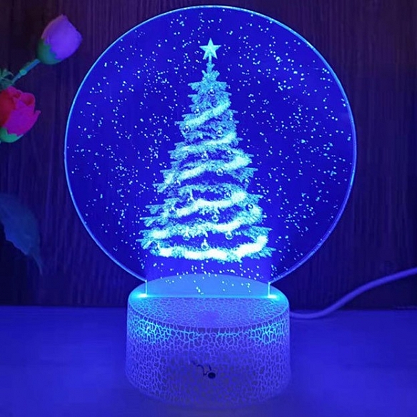 Christmas Tree 3D Neon Led Night Lamp NL010